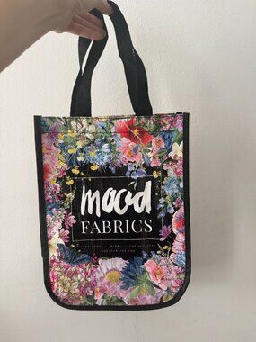 MOOD Fabrics NYC Floral Mini Shopping Tote
